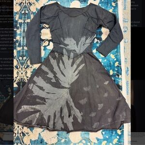 Alabama Chanin Sample Dress printed with EveSkywalker Botanicals